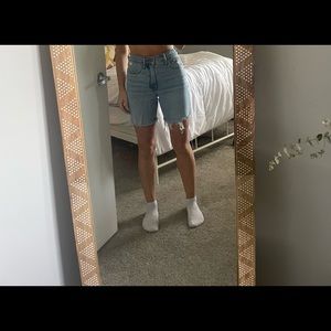 Madewell High Rise Denim Mid-Length short